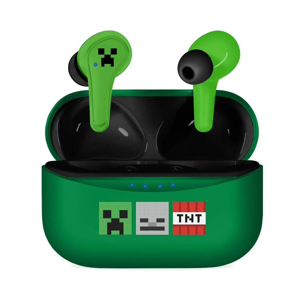 Minecraft OTL In-Ear True Wireless Hodetelefoner – Grønn v:1450586 Minecraft OTL In-Ear True Wireless Hodetelefoner – Grønn v:1450586