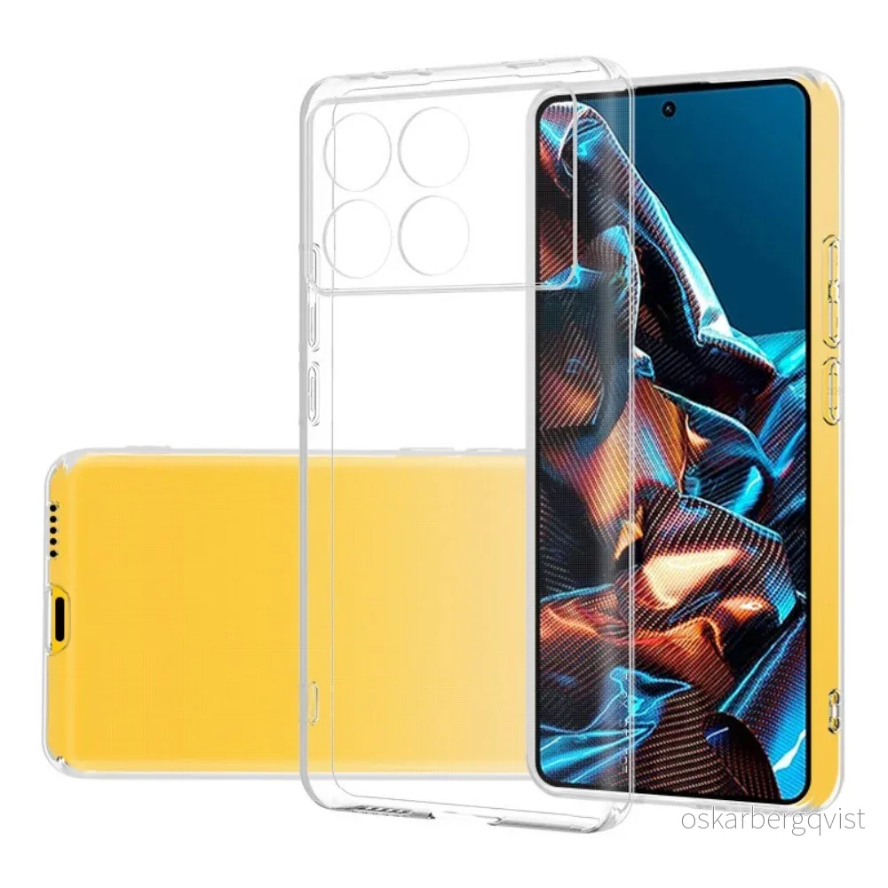 EIDERWOOD Xiaomi Poco X6 Pro Fleksibelt Plast Bak Deksel – Gjennomsikt v:5568139 EIDERWOOD Xiaomi Poco X6 Pro Fleksibelt Plast Bak Deksel – Gjennomsikt v:5568139