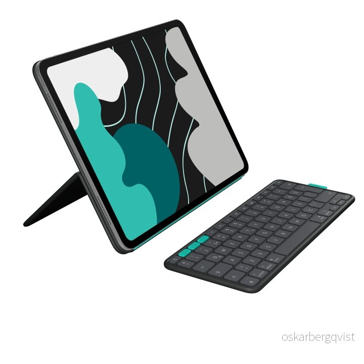 Logitech Flip Folio for iPad Pro og iPad Air 13'' – Grafitt – Nordic v:7766874 Logitech Flip Folio for iPad Pro og iPad Air 13'' – Grafitt – Nordic v:7766874