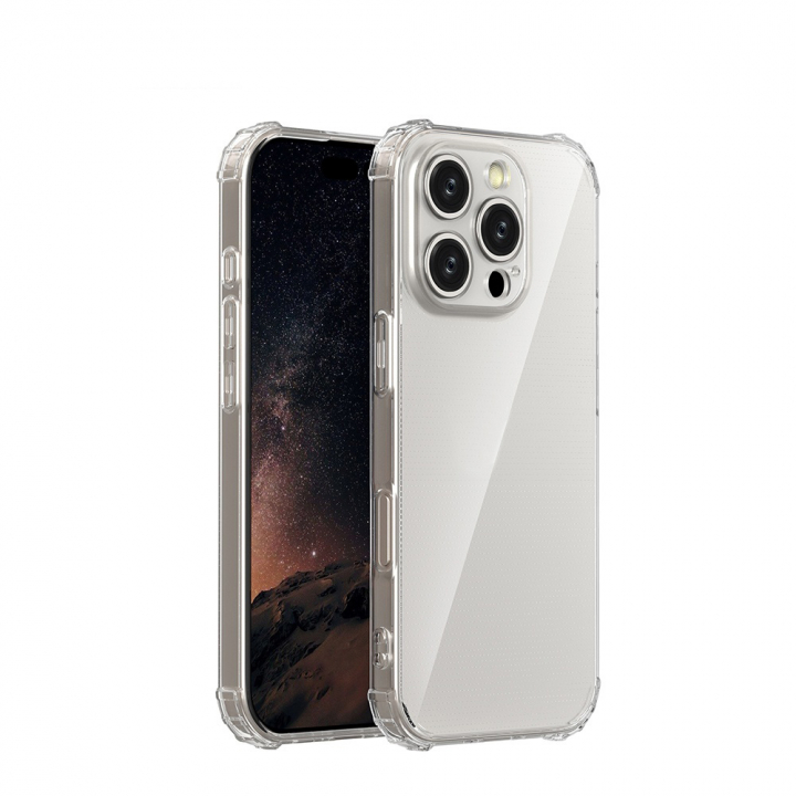 Anti-Shock 1,5 mm skal till iPhone 16 Plus, Transparent v:7203991