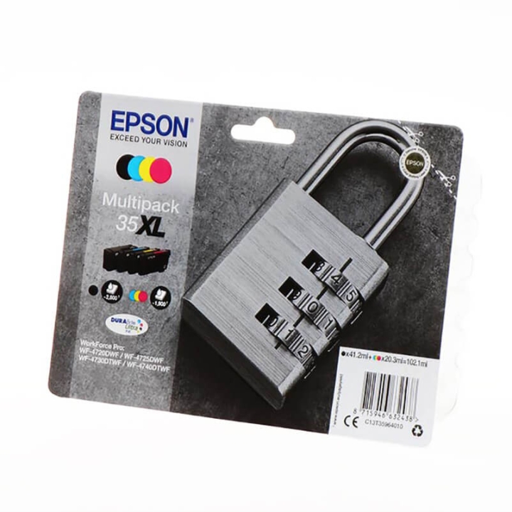 EPSON Blekk C13T35964010 35XL Multipack Padlock v:5223301
