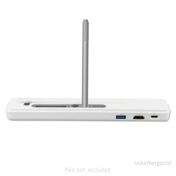 4smarts Active 4in1 USB-Hub m. Microsoft Surface Pen Holder – Hvit v:2779408 4smarts Active 4in1 USB-Hub m. Microsoft Surface Pen Holder – Hvit v:2779408