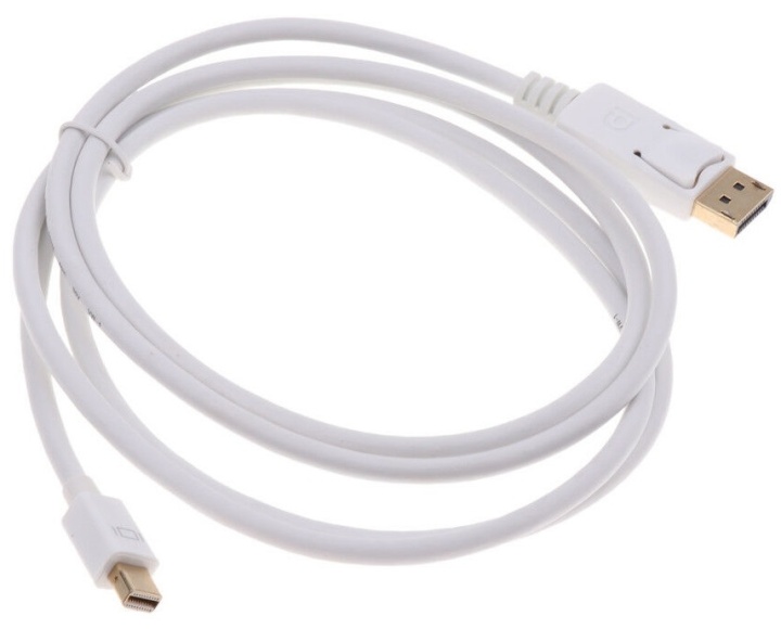 NORDIQZENZ Displayport til Mini Displayport kabel, Hvit, 2m v:5675067