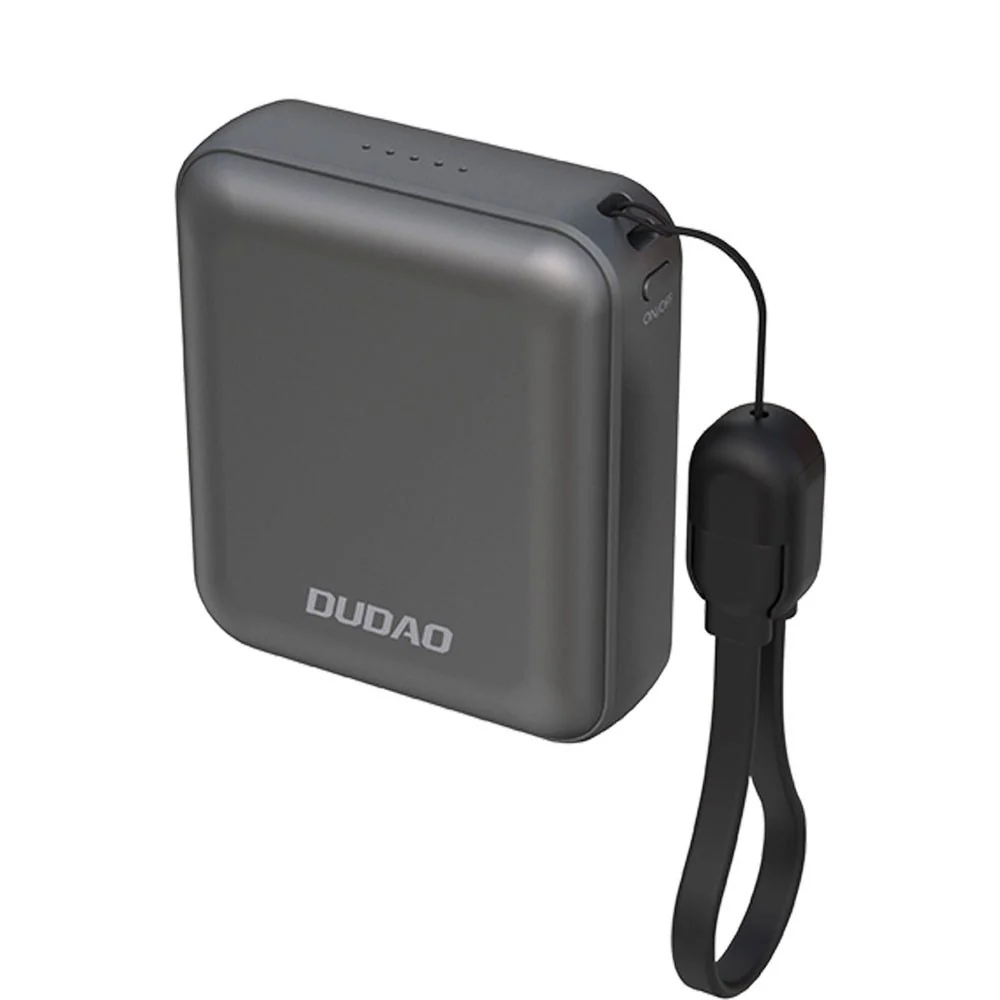 Dudao K22+ 22.5W PowerBank m. USB-C Kabel – 10.000 mAh – Grå v:5234834 Dudao K22+ 22.5W PowerBank m. USB-C Kabel – 10.000 mAh – Grå v:5234834