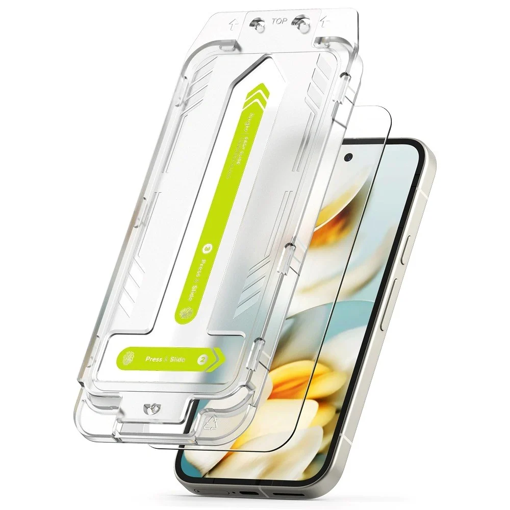 Ringke Google Pixel 9a Easy Slide Herdet Glass Skjermbeskytter – 2 Stk v:6316645 Ringke Google Pixel 9a Easy Slide Herdet Glass Skjermbeskytter – 2 Stk v:6316645