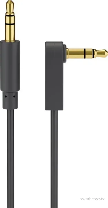 Goobay 3,5 mm hann – 90° 3,5 mm hann-lydkabel, 1 m v:6959719 Goobay 3,5 mm hann – 90° 3,5 mm hann-lydkabel, 1 m v:6959719