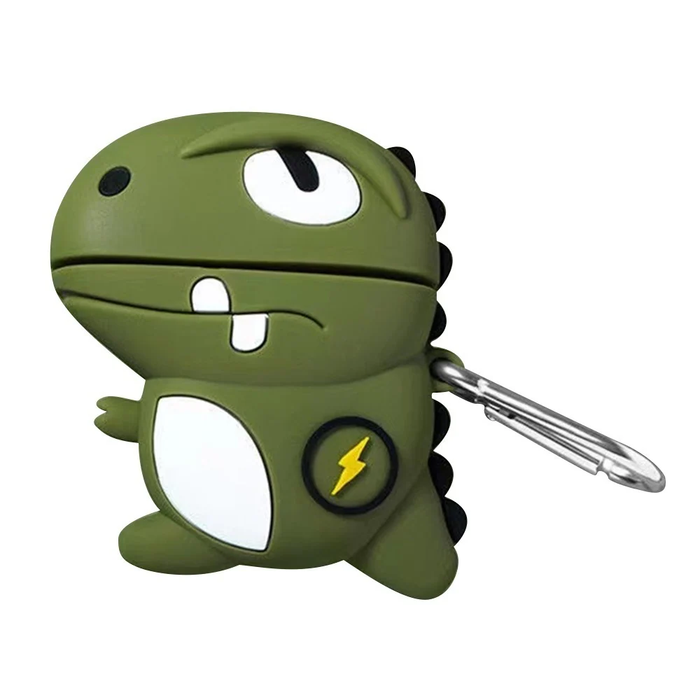 AirPods (1. & 2. gen.) Cartoon Silikon Deksel – Dinosaur v:4084643