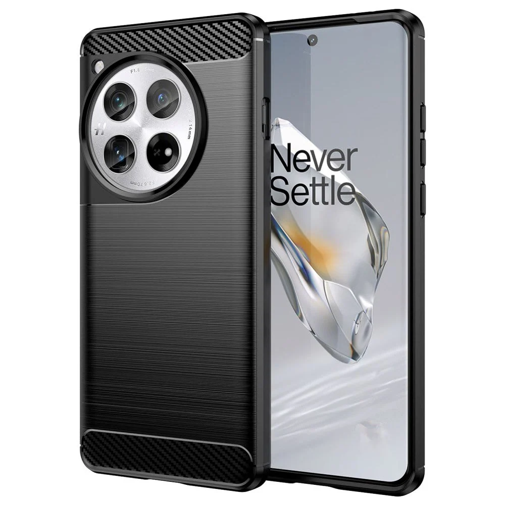 OnePlus 12 Brushed Carbon Deksel – Svart v:1427521 OnePlus 12 Brushed Carbon Deksel – Svart v:1427521