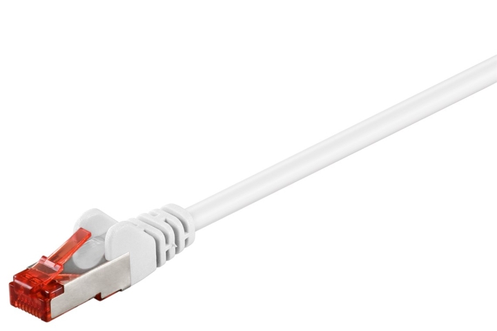 Goobay Kretskabel CAT 6, S/FTP (PiMF), hvit, 5 m kobberbelagt aluminiumtråd (CCA) v:6063118