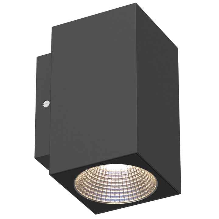 Llitt Mathias I Vegg-LED IP65 3000K 3W 290lm Antracitt v:6140469