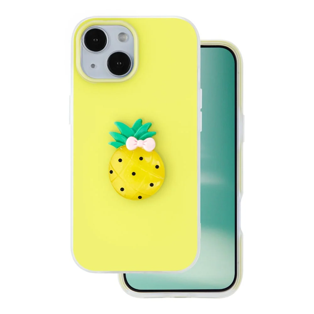 iPhone 14 TFO 3D Frukt Deksel – Ananas v:2788894 iPhone 14 TFO 3D Frukt Deksel – Ananas v:2788894
