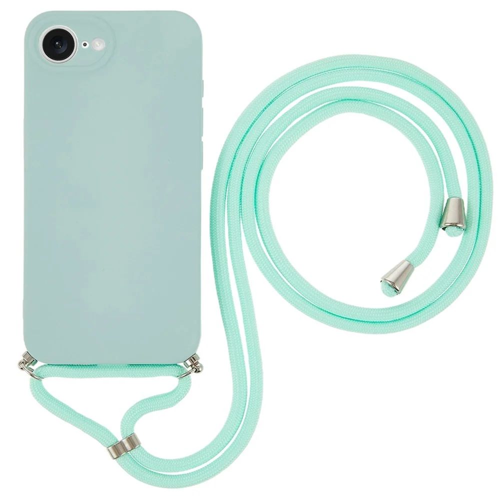 iPhone 17e / 16e EIDERWOOD Fôret Fleksibelt Plast Deksel m. Stropp – L v:1399601