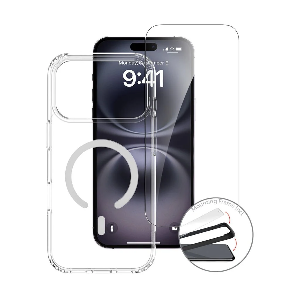 iPhone 18 Pro Max / 17 Pro Max 4Smarts 360° Protection Set m. Deksel & v:300175 iPhone 18 Pro Max / 17 Pro Max 4Smarts 360° Protection Set m. Deksel & v:300175