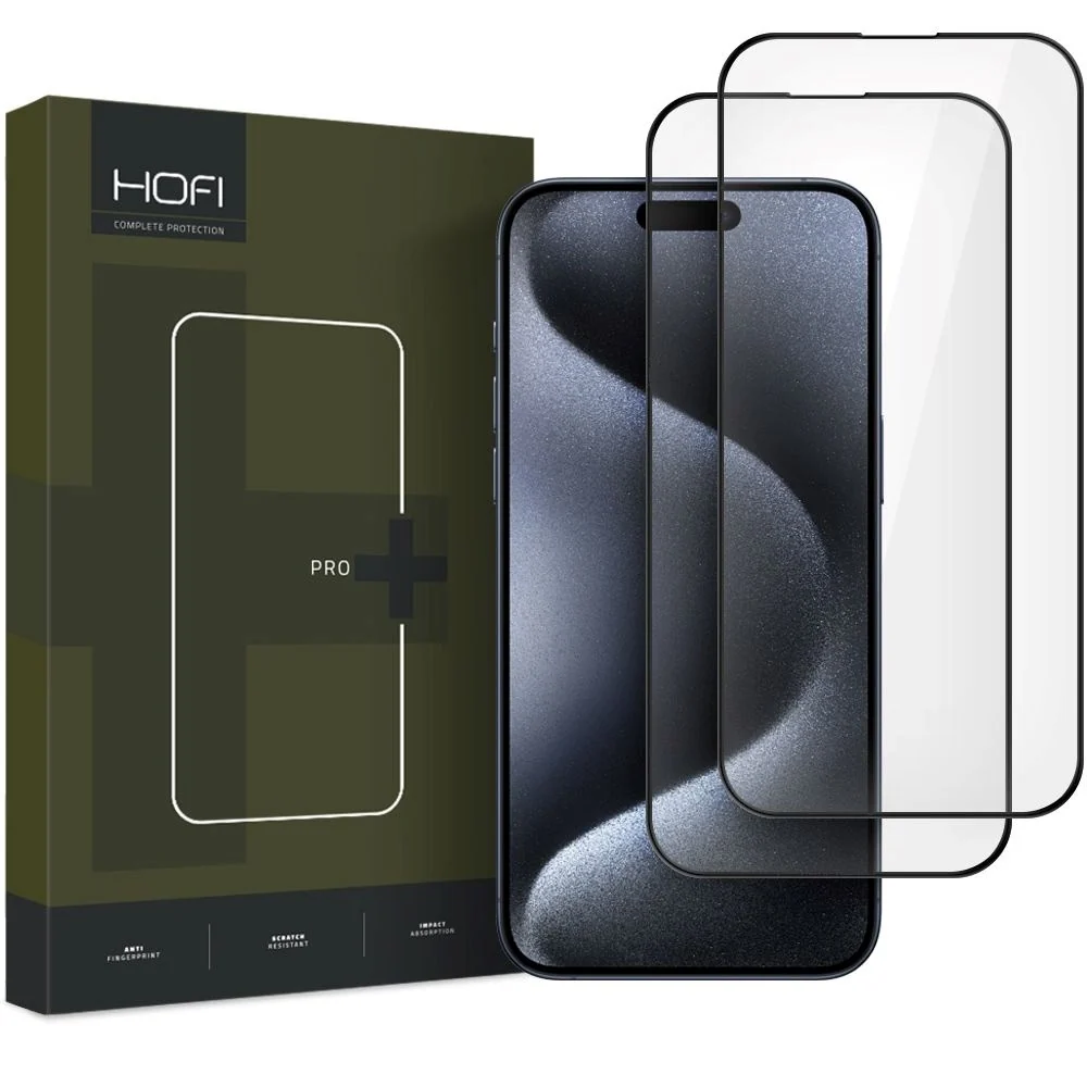 iPhone 17 Pro / 16 Pro Hofi Glass Pro+ Skjermbeskytter – Case Friendly v:8000779 iPhone 17 Pro / 16 Pro Hofi Glass Pro+ Skjermbeskytter – Case Friendly v:8000779