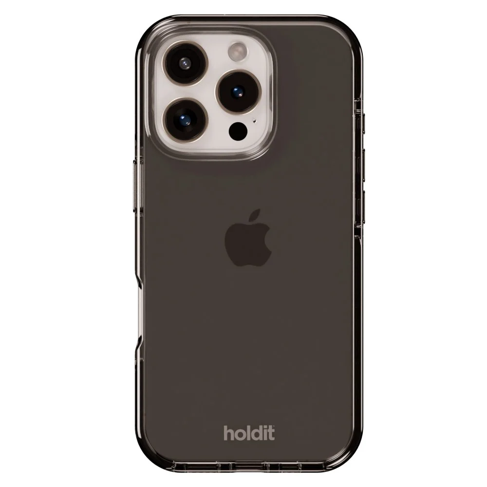Holdit iPhone 16 Pro Max Seethru Deksel - Black v:6714468