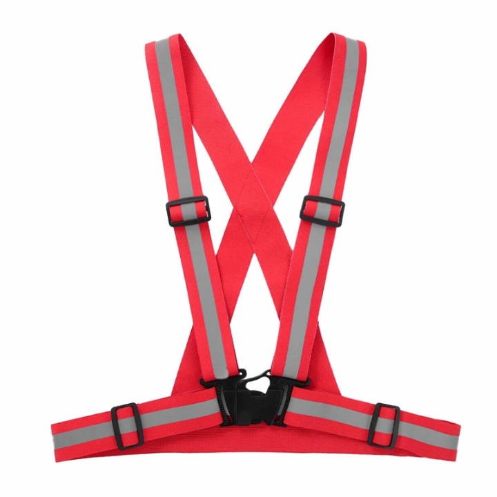 Reflekssele/Refleksvest, Rød v:5532565