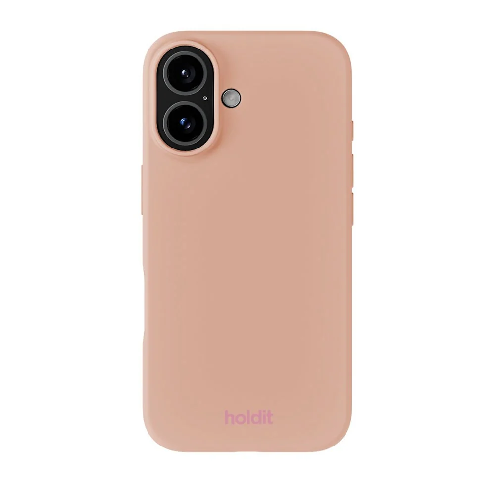 iPhone 16 Holdit Soft Touch Silikon Deksel – Bare Pink v:5147976
