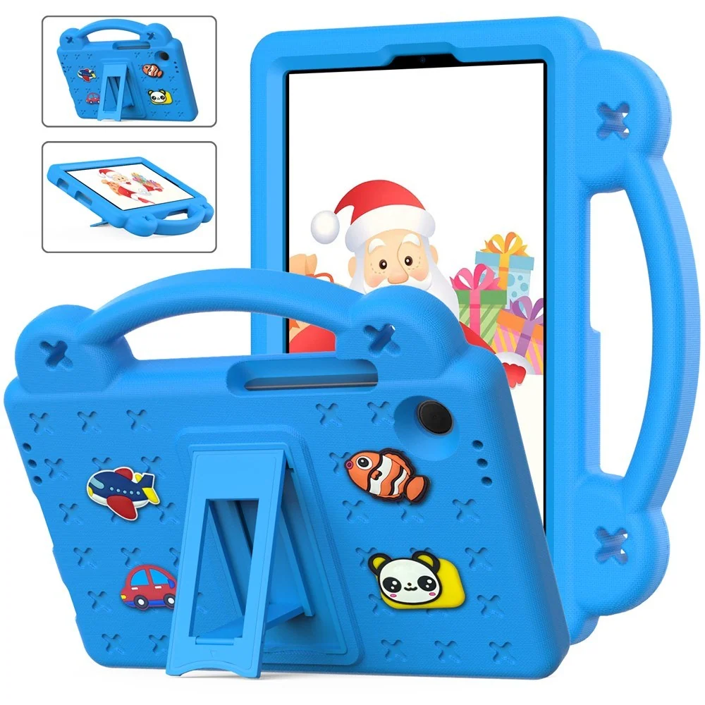 EIDERWOOD Samsung Galaxy Tab A11 / A9 Barnedeksel m. Kickstand – Blå v:314470 EIDERWOOD Samsung Galaxy Tab A11 / A9 Barnedeksel m. Kickstand – Blå v:314470