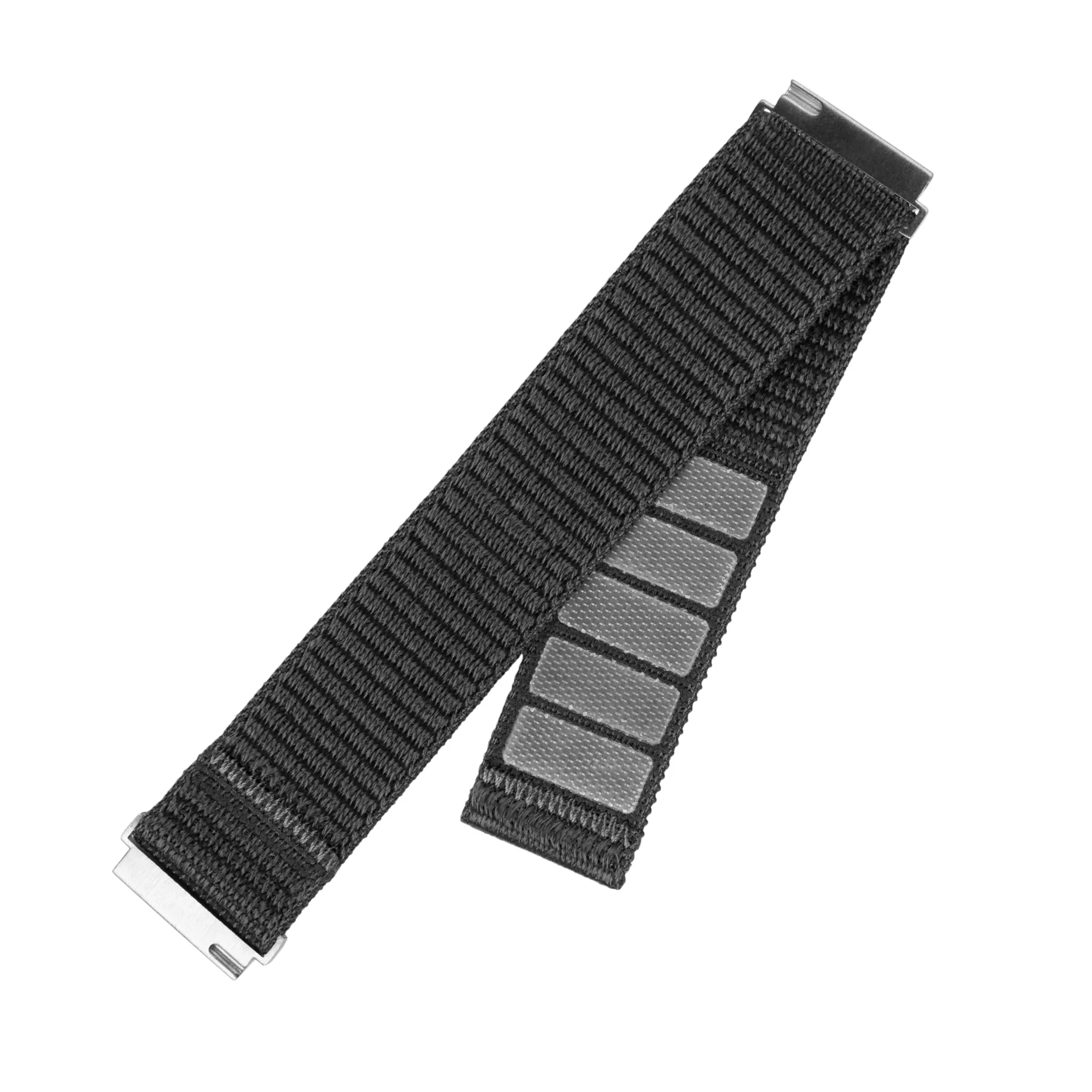 Universell Smartwatch (20 mm) Fixed Nylonreim - Mørk Grå v:695308