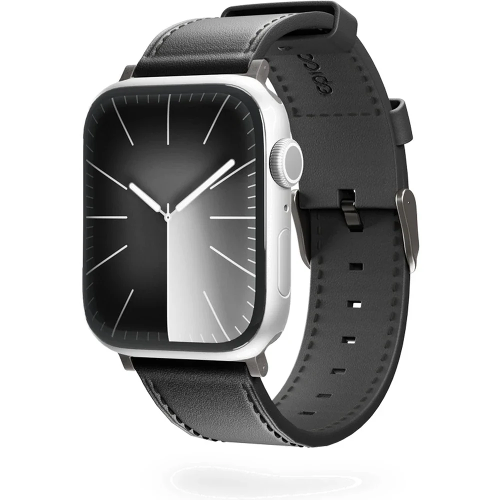 Epico Apple Watch (38/40/SE/41/42mm) Ekte Skinn Rem - Svart v:4917633