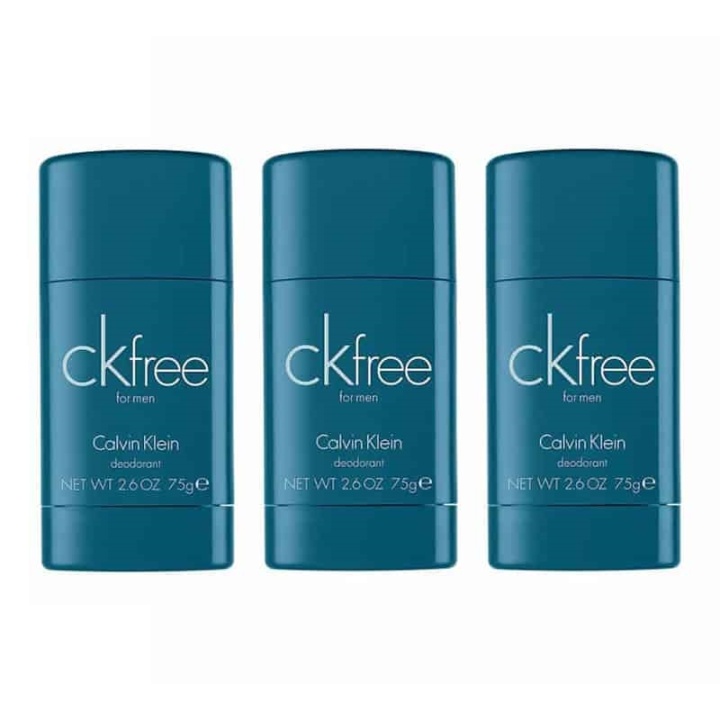 Calvin Klein Calvin Klein 3-pk CK Free Deostick 75ml v:3461454 Calvin Klein Calvin Klein 3-pk CK Free Deostick 75ml v:3461454