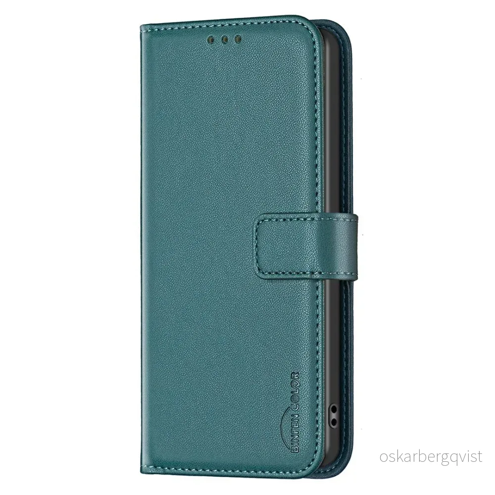 EIDERWOOD Motorola Edge 50 Pro Kunst Skinn Flip Deksel m. Stativ & Lom v:9377131