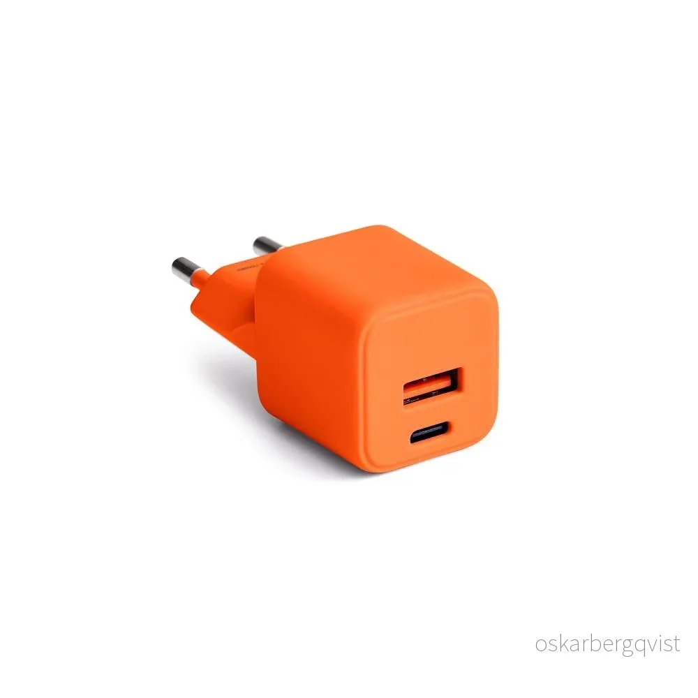 Colorum 30W Vegglader m. 1x USB-A & 1x USB-C – Orange v:9484970 Colorum 30W Vegglader m. 1x USB-A & 1x USB-C – Orange v:9484970