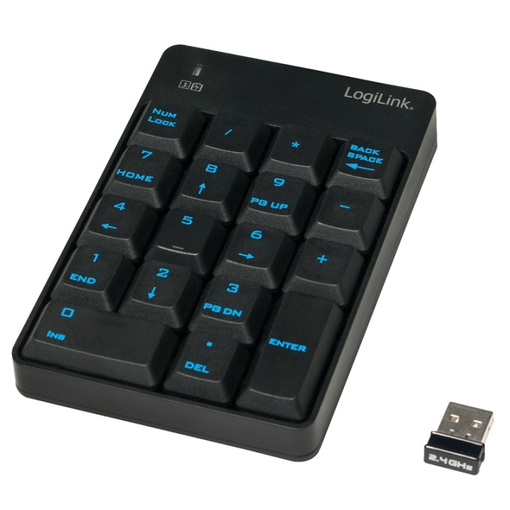 LogiLink Trådløst numerisk tastatur (ID0120) v:5461986 LogiLink Trådløst numerisk tastatur (ID0120) v:5461986