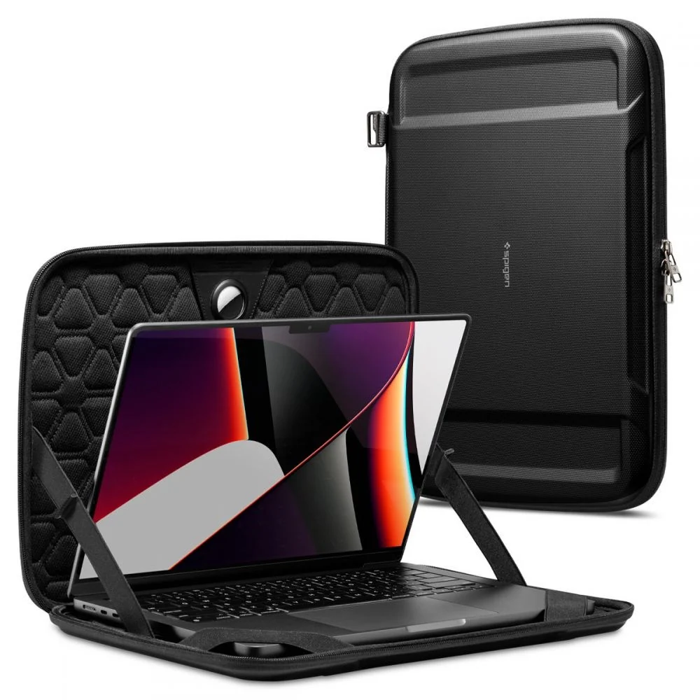 Spigen Rugged Armor Pouch Til 15-16" ( 38 x 28 x 3 cm ) – Svart v:4338991 Spigen Rugged Armor Pouch Til 15-16" ( 38 x 28 x 3 cm ) – Svart v:4338991