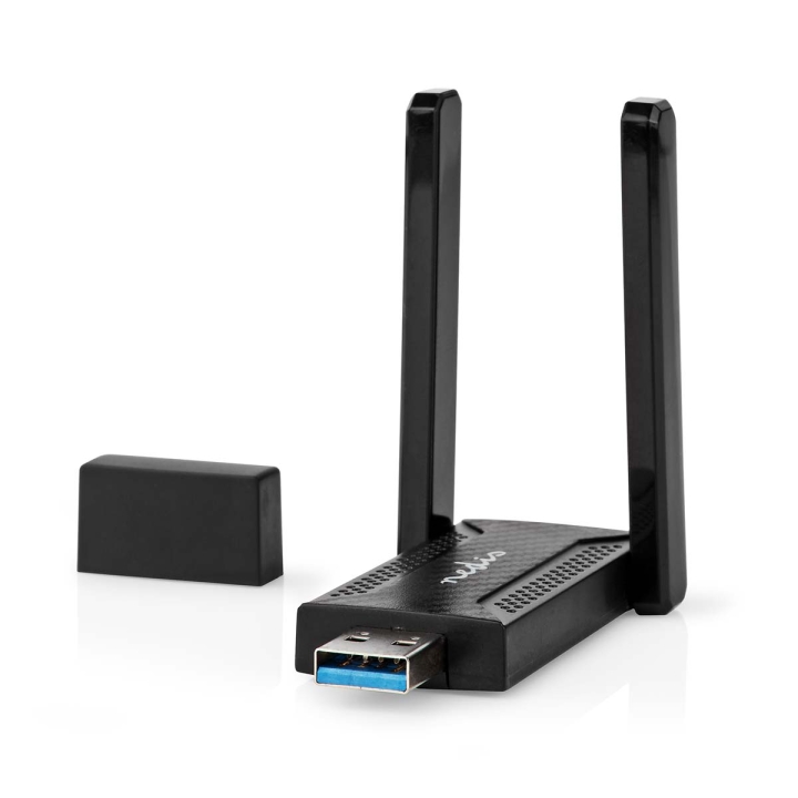 Nedis Network Dongle | Wi-Fi | AC1200 | 2.4/5 GHz (Dual Band) | USB3.0 | Wi-Fi hastighet totalt: 1200 Mbps | Windows 10 / Windows 11 / Windows 8 v:4002724 Nedis Network Dongle | Wi-Fi | AC1200 | 2.4/5 GHz (Dual Band) | USB3.0 | Wi-Fi hastighet totalt: 1200 Mbps | Windows 10 / Windows 11 / Windows 8 v:4002724