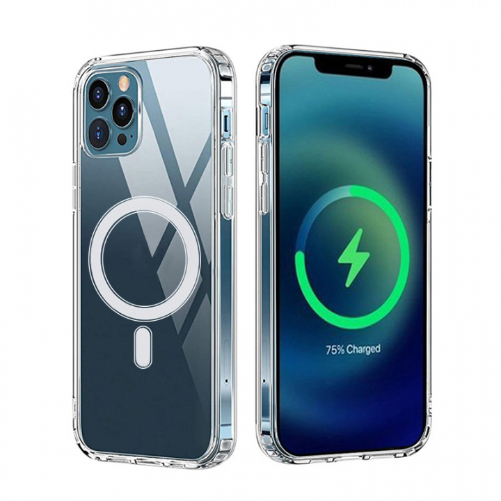Anti Shock 1,5 mm MagSafe-etui for iPhone 16 Pro, gjennomsiktig v:7013246