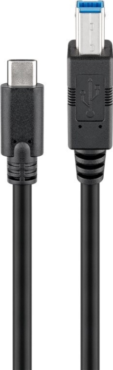 Goobay USB-C til USB-B-kabel, 1 m v:1139610