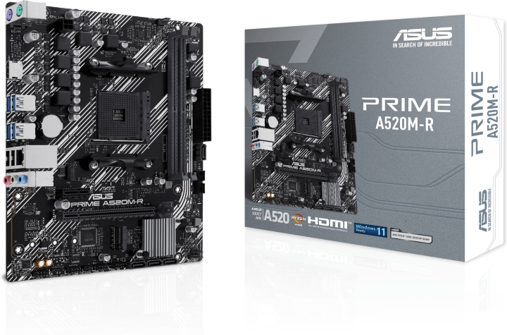 ASUS PRIME A520M-R mATX-hovedkort v:3945970