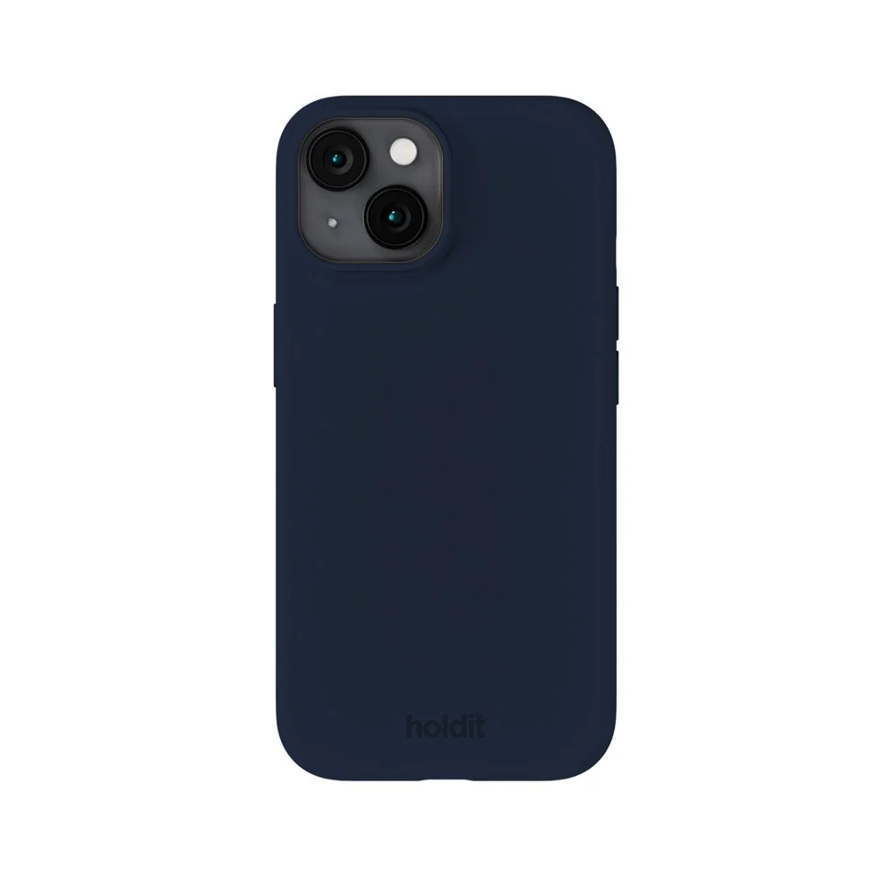 Holdit iPhone 14 / 13 Soft Touch Silikon Deksel – Midnight Blue v:6459052 Holdit iPhone 14 / 13 Soft Touch Silikon Deksel – Midnight Blue v:6459052
