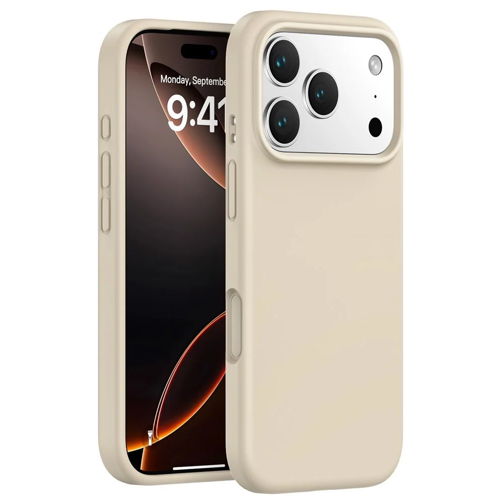 iPhone 18 Pro Max / 17 Pro Max EIDERWOOD Silikondeksel - Beige v:5620513