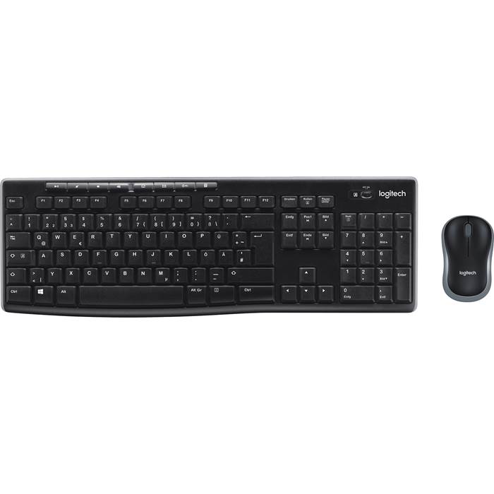 MK270 trådløs Combo KB og mus Nordic svart v:1085106 MK270 trådløs Combo KB og mus Nordic svart v:1085106