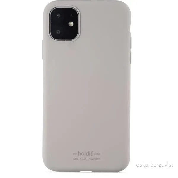 Holdit iPhone 11 Soft Touch Silikon Deksel – Taupe v:256841 Holdit iPhone 11 Soft Touch Silikon Deksel – Taupe v:256841