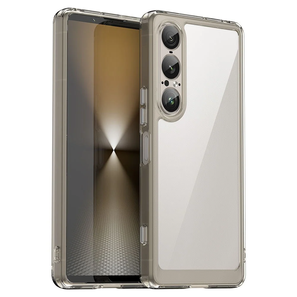 EIDERWOOD Sony Xperia 1 VII Hybrid Plast Deksel – Gjennomsiktig / Grå v:2694340 EIDERWOOD Sony Xperia 1 VII Hybrid Plast Deksel – Gjennomsiktig / Grå v:2694340