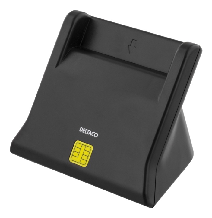 DELTACO UCR-156 Smartkortleser, USB, svart v:5499194