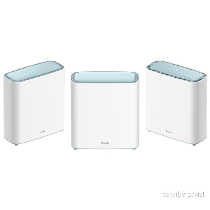 D-Link Eagle Pro AI AX3200 WiFi 6 Mesh 3-pakning v:4648221 D-Link Eagle Pro AI AX3200 WiFi 6 Mesh 3-pakning v:4648221