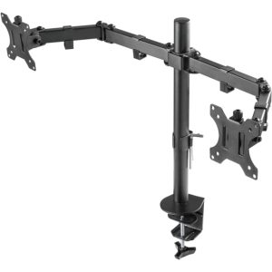 DELTACO GAMING – Skrivebordsfeste for to skjermer, 13-32 skjermer, VESA 75×75/100×1 v:2959547