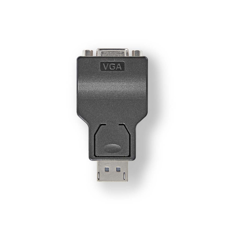 Nedis Displayport-adapter | DisplayPort Han | VGA Hun 15p | 1080p | Nikkel belagt | Rett | Rund | ABS | ABS | Sort | Boks v:8622508