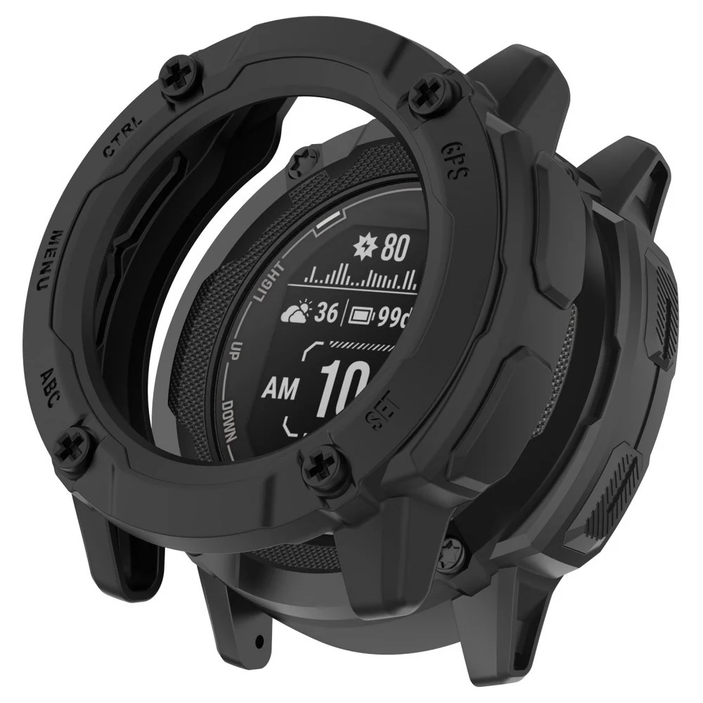 Garmin Instinct 2X Solar Fleksibelt TPU Plast Deksel – Svart v:7795991 Garmin Instinct 2X Solar Fleksibelt TPU Plast Deksel – Svart v:7795991