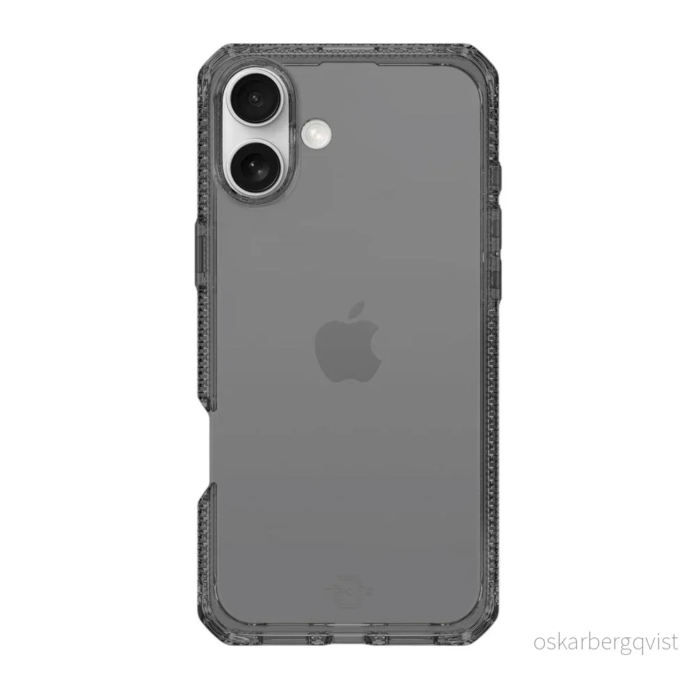 iPhone 16 ITSKINS SpectrumClear Deksel – Smoke v:8380878 iPhone 16 ITSKINS SpectrumClear Deksel – Smoke v:8380878