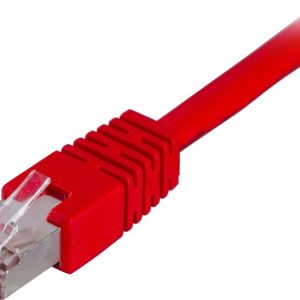 DELTACO F/UTP Cat6 patchkabel, LSZH, 2m, rød v:4241324