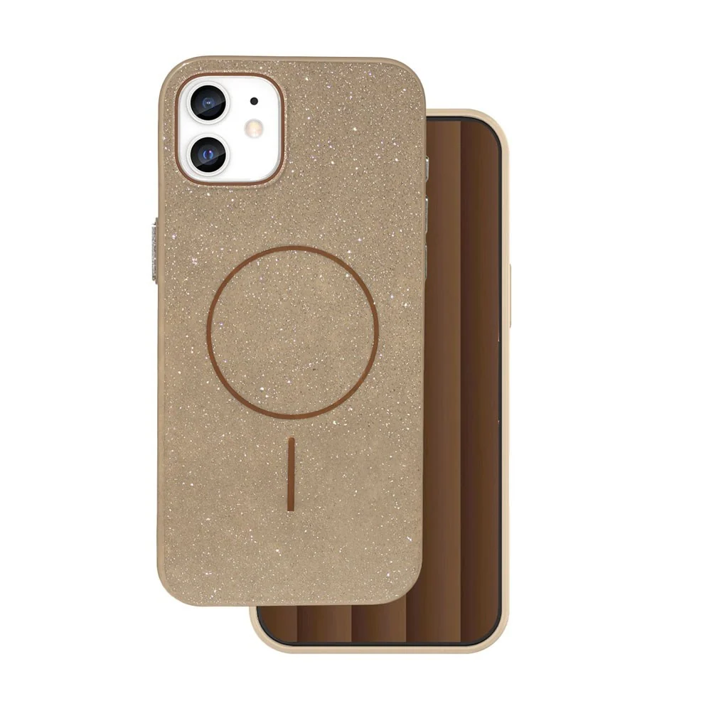 iPhone 11 Glitter Thin Deksel – MagSafe Kompatibel – Brun v:7557321 iPhone 11 Glitter Thin Deksel – MagSafe Kompatibel – Brun v:7557321
