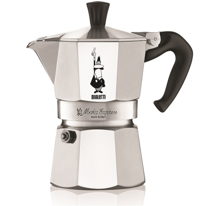 Bialetti Moka brygger 3 kopper ca:200ml v:9601973 Bialetti Moka brygger 3 kopper ca:200ml v:9601973