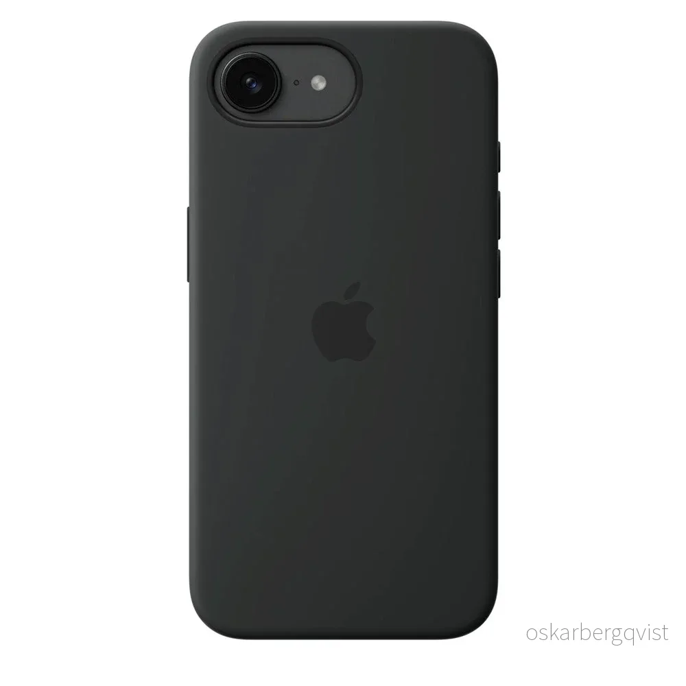 Original Apple iPhone 17e / 16e Silikondeksel - Black (MD3N4ZM/A) v:3916387