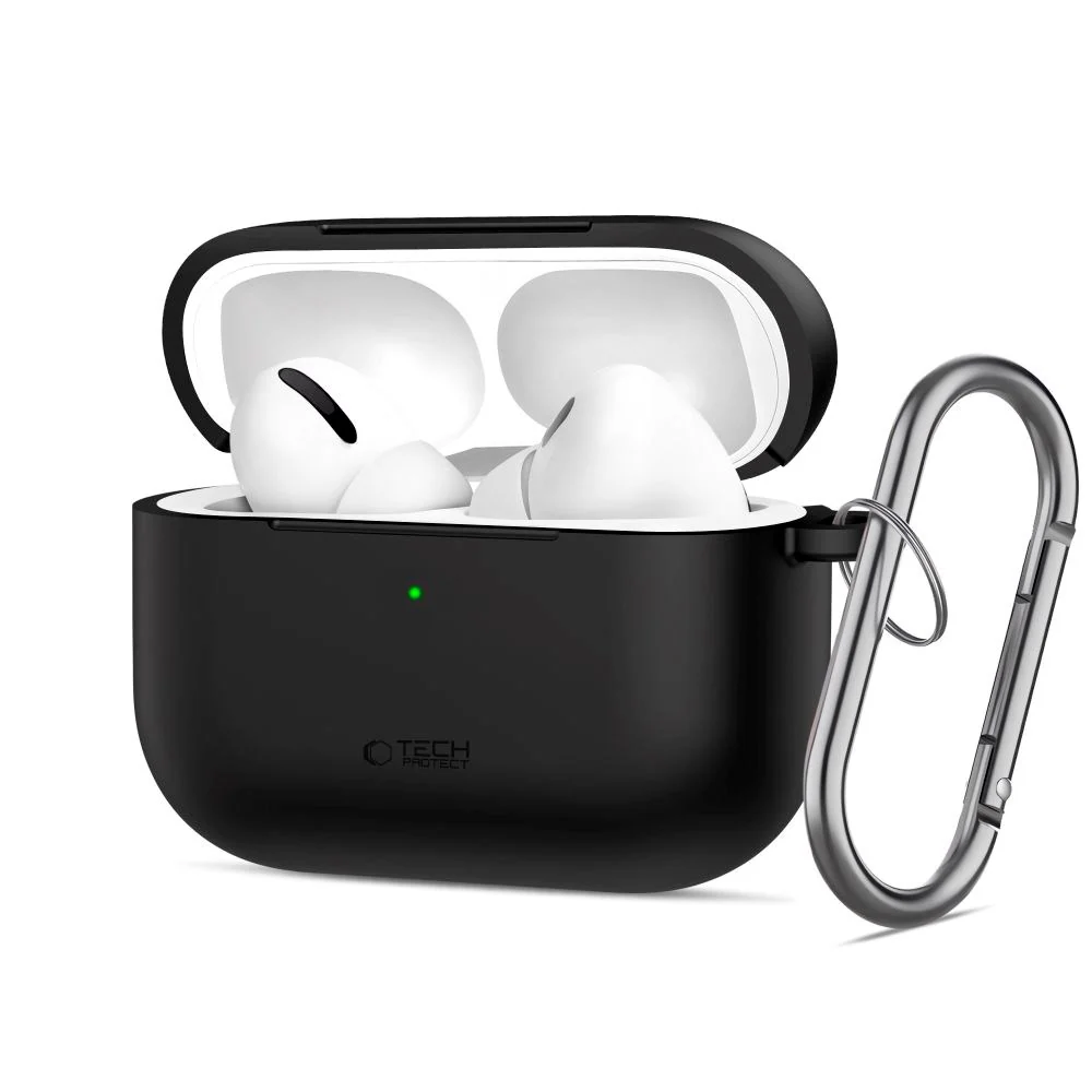 Apple AirPods Pro (3. gen.) Tech-Protect Silicone Hook Deksel – Svart v:7284815 Apple AirPods Pro (3. gen.) Tech-Protect Silicone Hook Deksel – Svart v:7284815