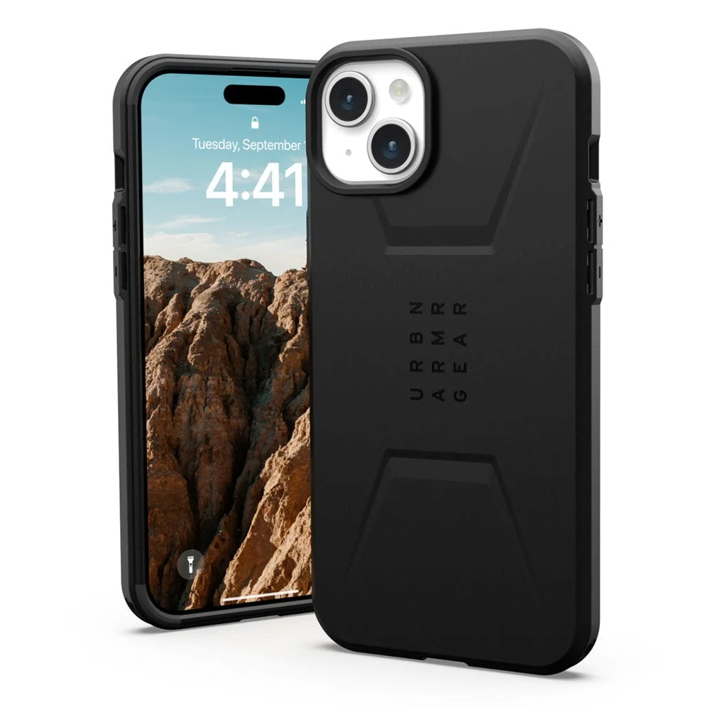 iPhone 15 Plus UAG CIVILIAN Series Deksel – MagSafe Kompatibel – Black v:4398798 iPhone 15 Plus UAG CIVILIAN Series Deksel – MagSafe Kompatibel – Black v:4398798